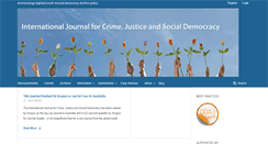 Desktop Screenshot of crimejusticejournal.com